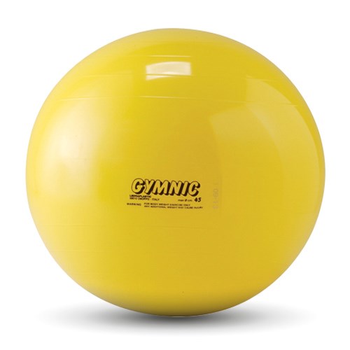 Ballon De Gym Gymnic Body 55 - Jaune, En PVC Souple Pour Yoga, Fitness, Rééducation - 11