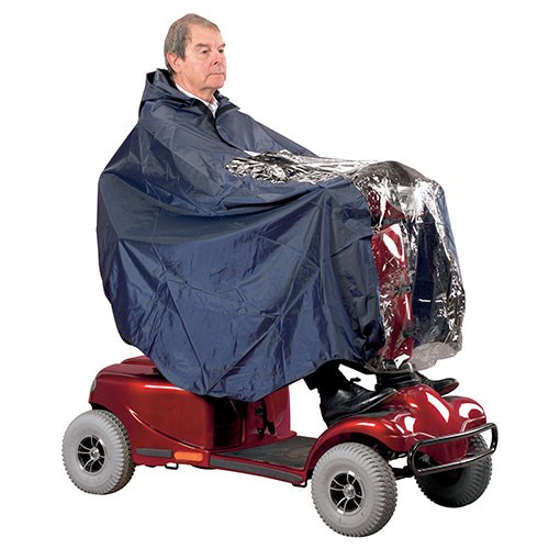 Utiliser une cape de pluie Homecraft - scooter