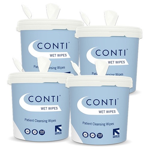 Larges lingettes hydratantes pour le corps Toilette Lot de 4 Larges lingettes hydratantes pour le corps Toilette Lot de 4