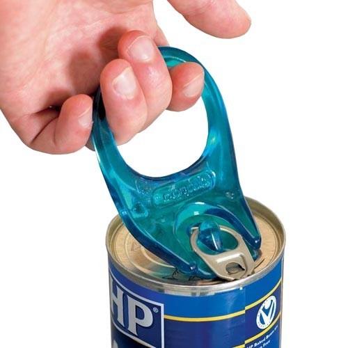 Zugring Ouvre-Boîte Ergonomique Antidérapant - Ouvre-Conserves Facile Pour Personnes Âgées Et Mobilité Réduite (Bleu)