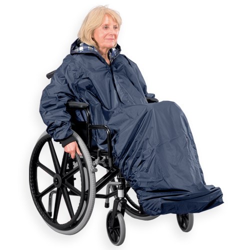 Poncho Avec Capuche Amovible Et Couverture Fauteuil Roulant Simplicity SS9671A - Patron Couture Adaptatif, Tailles S-M-L