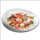 Assiette à bord incliné Scoop - Ivoire