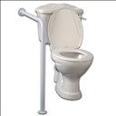 Barre d’appui mur/sol pour toilettes