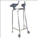 Cadre de marche 2 roues avec supports d’avant-bras
