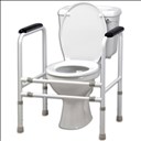 Cadre de toilettes entièrement ajustable