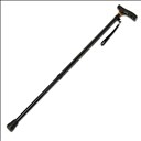 Canne de marche ajustable noire