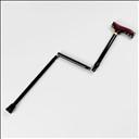 Canne de marche Derby noire - Petite