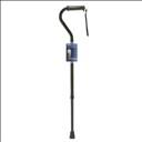 Canne de marche en aluminium Swan Neck - Noir