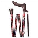 Canne de marche pliante – Motif fruits - Gaucher