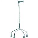 Canne de marche quadripode - base large