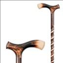 Canne décorative en bois