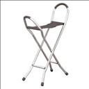 Canne-siège pliable