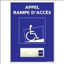 Carillon d’appel pour rampes d’accès amovible
