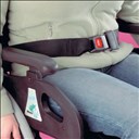 Ceinture pour fauteuil roulant avec fermoir à clip