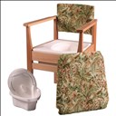 Chaise garde-robe - Motif tapisserie