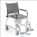 Chaise percée avec accoudoirs amovibles