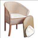 Chaise percée en bois Derby Homecraft