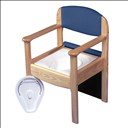 Chaise percée Royale - Bleu