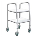 Chariot de cuisine blanc