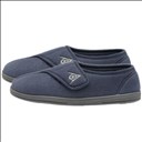 Chaussons homme bleu foncé