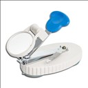 Coupe-ongles avec loupe grossissante
