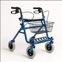 Déambulateur 4 roues - Mobilo - Bleu