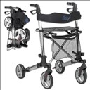 Déambulateur 4 roues léger et pliable