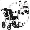 Rollz Motion - rollator et chaise roulante - Gris