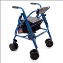 Déambulateur Glider Plus Uniscan – Freins à air comprimé - Bleu