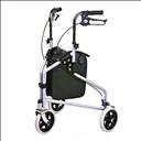 Déambulateur - Rollator à 3 roues Days - Gris argenté