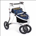 Déambulateur Trionic Veloped Trek 12er - Bleu et jaune - L