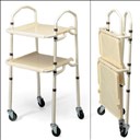 Desserte roulante pliable