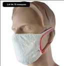 Lot de 10 masques lavables - NORME AFNOR