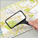 Loupe rectangulaire incassable