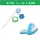 Pack applicateur de crème + sandale brosse lave-pied
