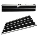 Rampe pliable large en fibre de verre