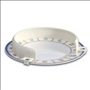 Rebord d’assiette en plastique