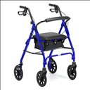 Rollator aluminium 4 roues Days - Bleu