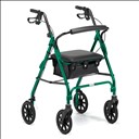 Rollator aluminium 4 roues Days - Vert