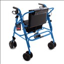 Rollator bariatrique pliable - Grand Glider Plus (Uniscan) - Bleu