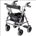 Rollator combiné avec siège de transfert