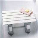 Tabouret de bain à lattes Merlin - 30 cm