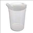 Tasse anti-projections avec couvercle bec verseur