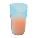 Verre ergonomique avec découpe pour le nez
